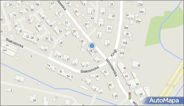 Szczecin, Wrocławska, 35, mapa Szczecina