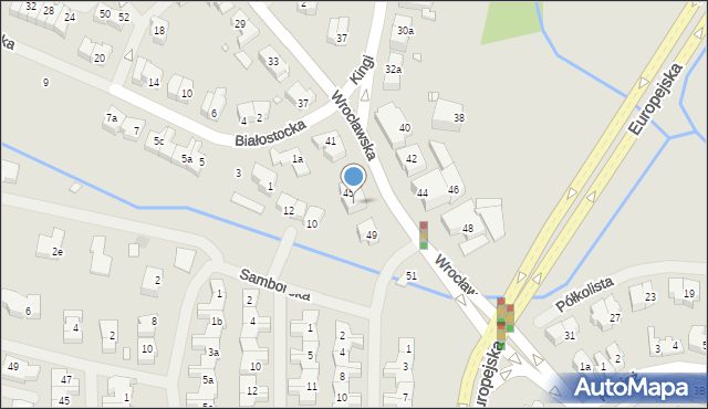 Szczecin, Wrocławska, 47, mapa Szczecina