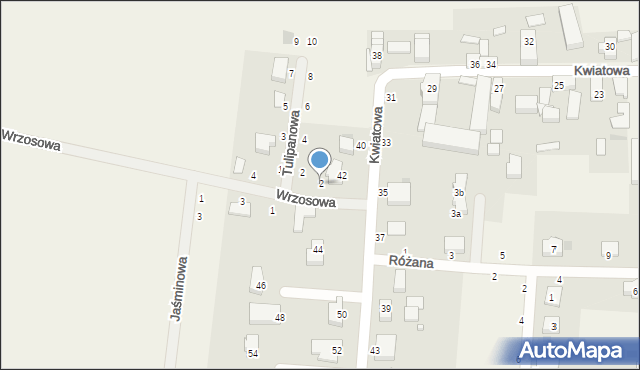 Szczytniki Małe, Wrzosowa, 2, mapa Szczytniki Małe