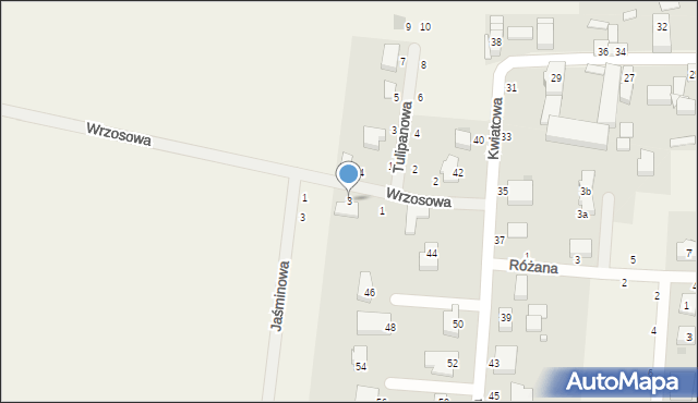 Szczytniki Małe, Wrzosowa, 3, mapa Szczytniki Małe