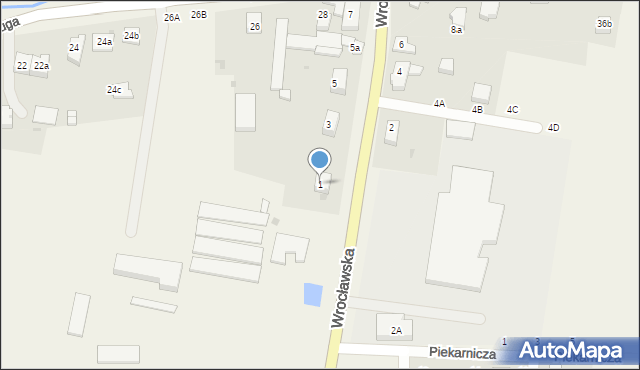 Szewce, Wrocławska, 1, mapa Szewce