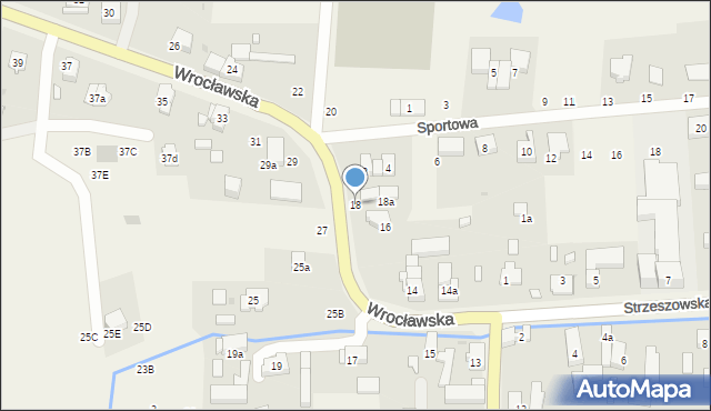 Szewce, Wrocławska, 18, mapa Szewce