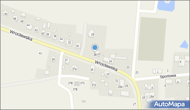 Szewce, Wrocławska, 26, mapa Szewce