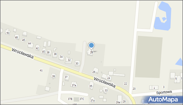 Szewce, Wrocławska, 28, mapa Szewce