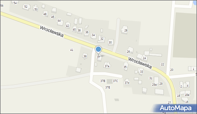 Szewce, Wrocławska, 37, mapa Szewce