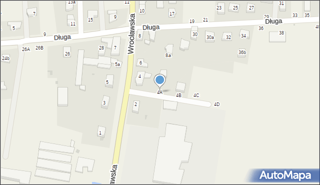 Szewce, Wrocławska, 4A, mapa Szewce
