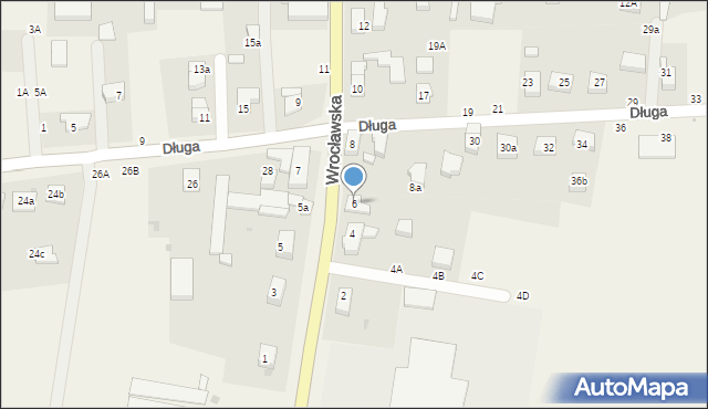 Szewce, Wrocławska, 6, mapa Szewce