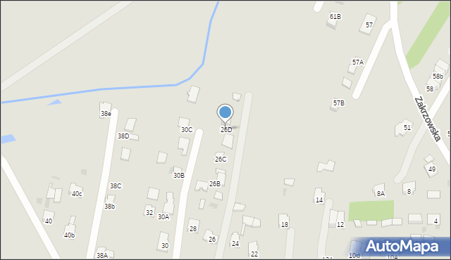 Tarnobrzeg, Wrzosowa, 26D, mapa Tarnobrzegu