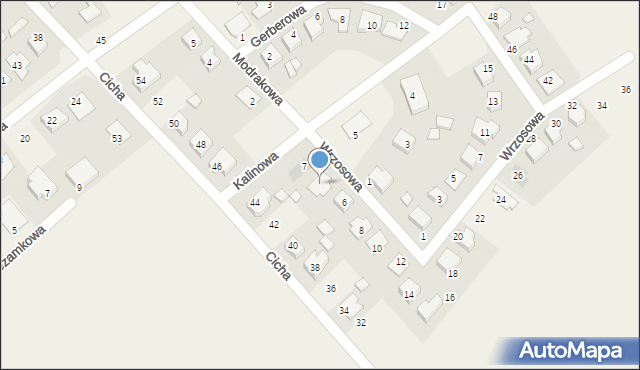 Tarnowo Podgórne, Wrzosowa, 4, mapa Tarnowo Podgórne