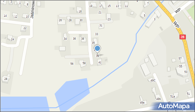 Tomice, Wrzosowa, 39, mapa Tomice