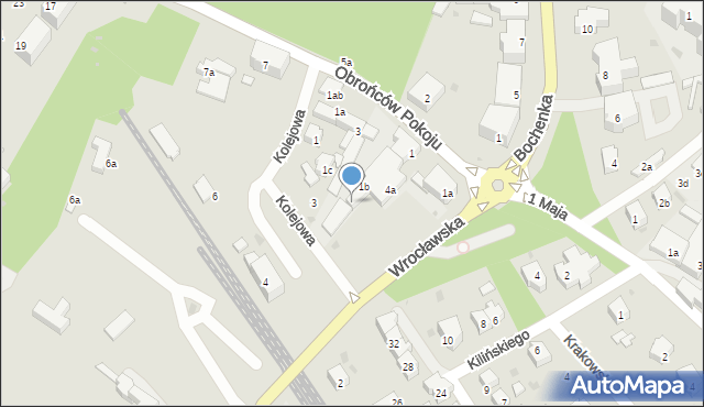 Trzebnica, Wrocławska, 4n, mapa Trzebnica
