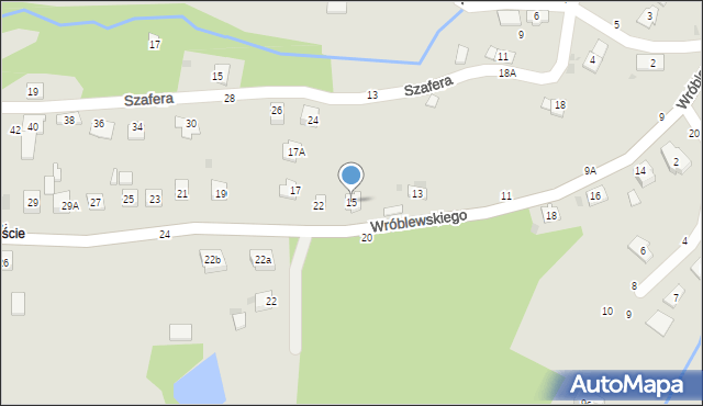 Tuchów, Wróblewskiego Walerego, gen., 15, mapa Tuchów