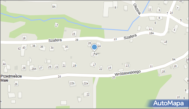 Tuchów, Wróblewskiego Walerego, gen., 17A, mapa Tuchów