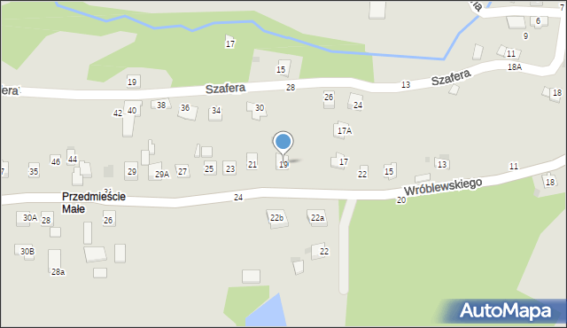 Tuchów, Wróblewskiego Walerego, gen., 19, mapa Tuchów