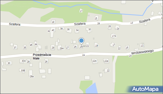 Tuchów, Wróblewskiego Walerego, gen., 23, mapa Tuchów