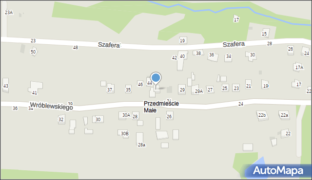 Tuchów, Wróblewskiego Walerego, gen., 33, mapa Tuchów