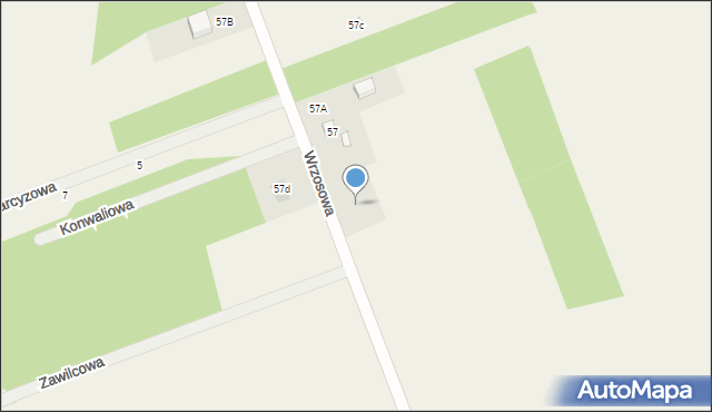 Tymienice, Wrzosowa, 66, mapa Tymienice