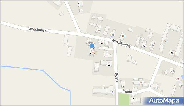 Tyniec nad Ślęzą, Wrocławska, 27A, mapa Tyniec nad Ślęzą