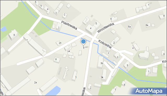 Uciechów, Wrocławska, 3, mapa Uciechów