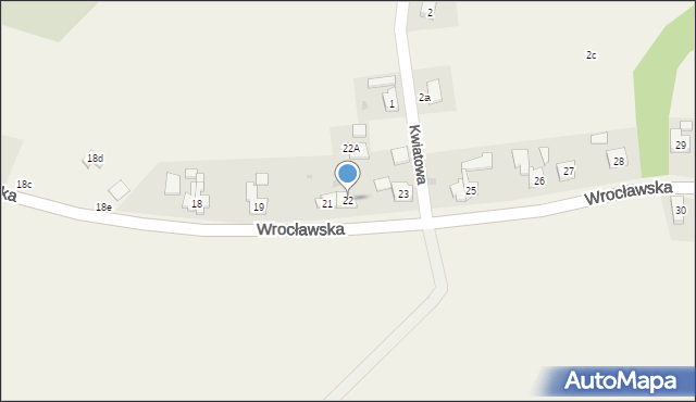 Uraz, Wrocławska, 22, mapa Uraz