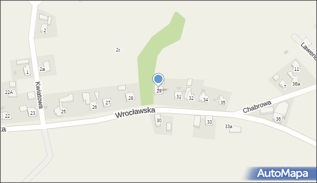 Uraz, Wrocławska, 29, mapa Uraz