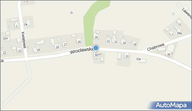 Uraz, Wrocławska, 30, mapa Uraz