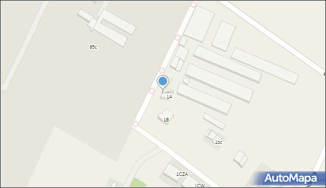 Wilczyce, Wrocławska, 1aa, mapa Wilczyce
