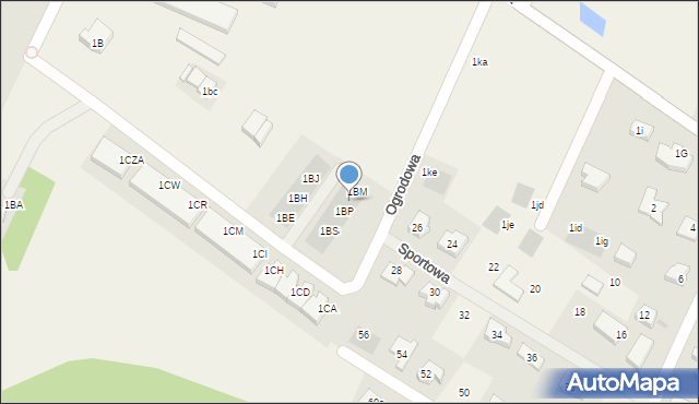 Wilczyce, Wrocławska, 1BO, mapa Wilczyce