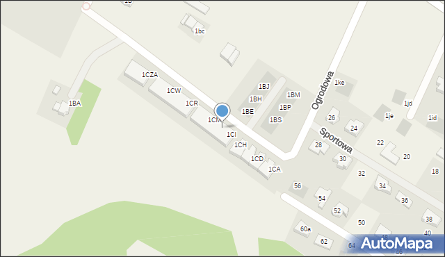 Wilczyce, Wrocławska, 1CK, mapa Wilczyce