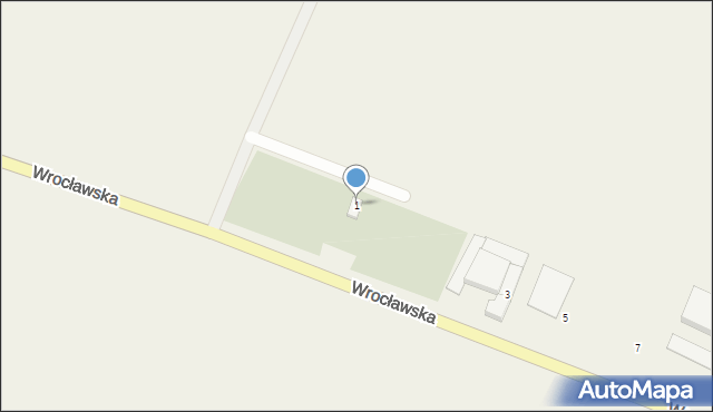 Wilków, Wrocławska, 1, mapa Wilków