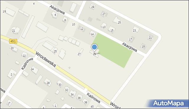 Wilków, Wrocławska, 29, mapa Wilków