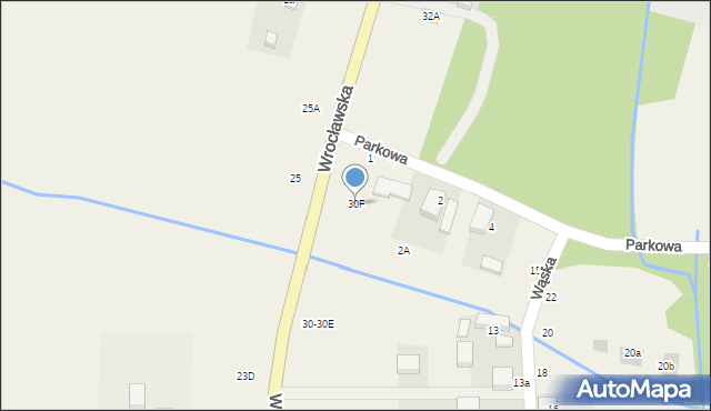 Wisznia Mała, Wrocławska, 30F, mapa Wisznia Mała