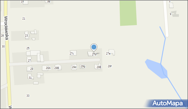 Witobel, Wrocławska, 27d, mapa Witobel