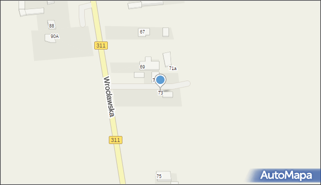 Witobel, Wrocławska, 73, mapa Witobel