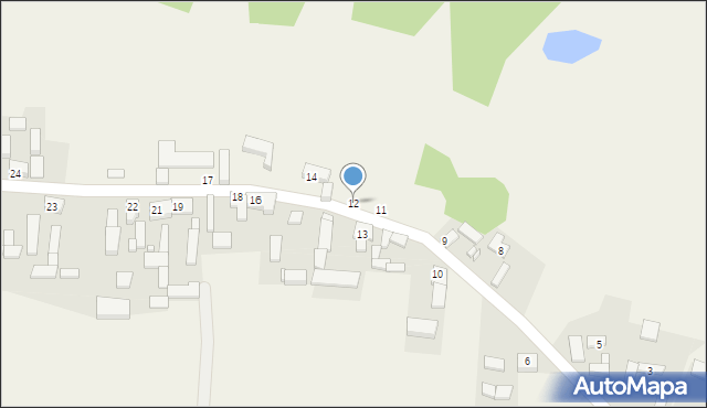 Wrąbczynek, Wrąbczynek, 12, mapa Wrąbczynek