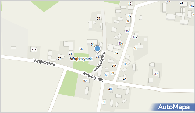 Wrąbczynek, Wrąbczynek, 53, mapa Wrąbczynek