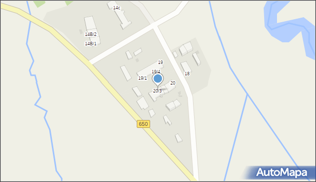 Wróbel, Wróbel, 20/3, mapa Wróbel