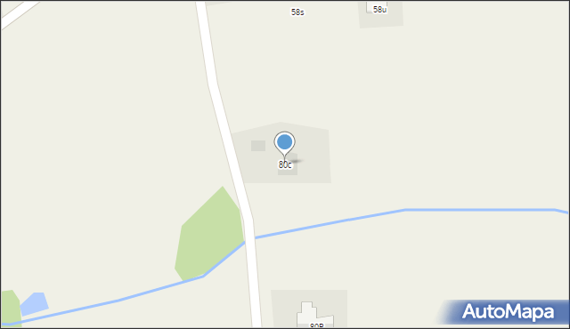 Wróblew, Wróblew, 80c, mapa Wróblew