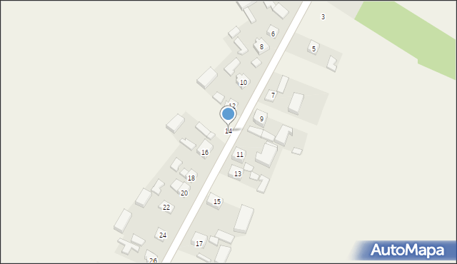 Wróblew, Wróblew, 14, mapa Wróblew