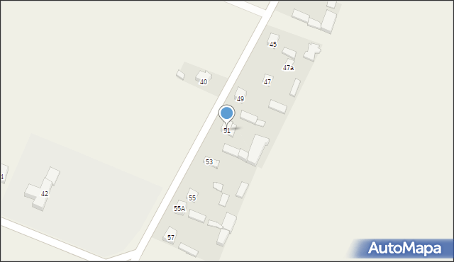 Wróblew, Wróblew, 51, mapa Wróblew