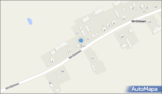 Wróblewo, Wróblewo, 4, mapa Wróblewo