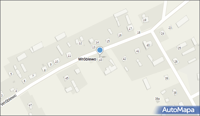 Wróblewo, Wróblewo, 44, mapa Wróblewo