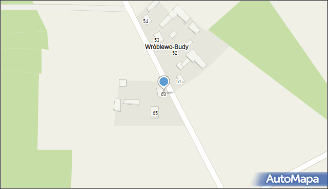 Wróblewo, Wróblewo, 63, mapa Wróblewo