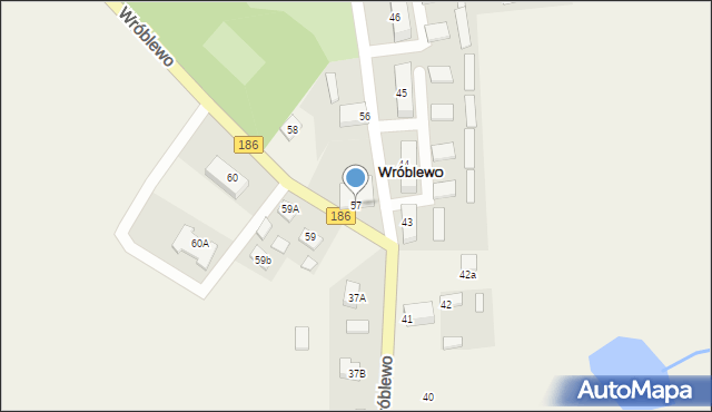 Wróblewo, Wróblewo, 57, mapa Wróblewo