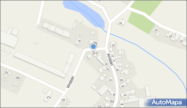 Wróblin, Wróblin, 27, mapa Wróblin