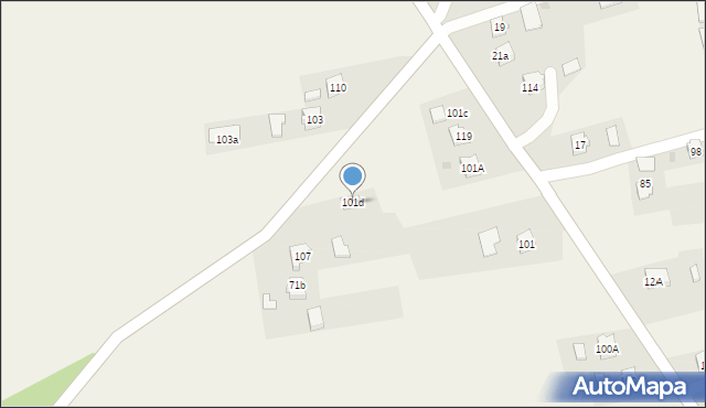 Wróblowa, Wróblowa, 101d, mapa Wróblowa