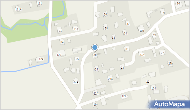 Wróblowa, Wróblowa, 26, mapa Wróblowa