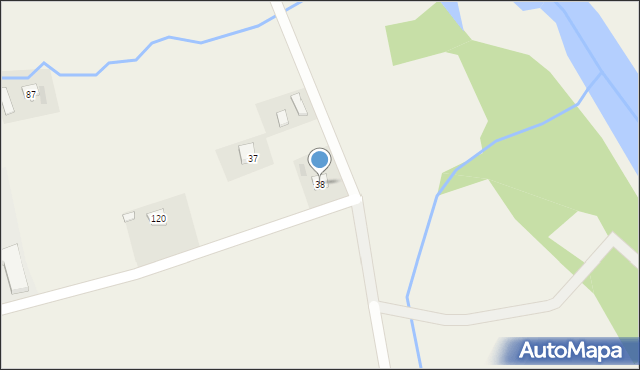 Wróblowa, Wróblowa, 38, mapa Wróblowa