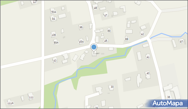 Wróblowa, Wróblowa, 44, mapa Wróblowa