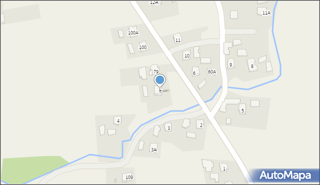 Wróblowa, Wróblowa, 7, mapa Wróblowa